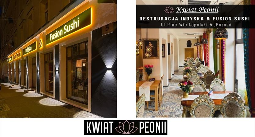 Rozsmakuj się w hinduskiej kuchni z naszą restauracją!, Restauracja indyjska i sushi Kwiat Peonii, Poznań